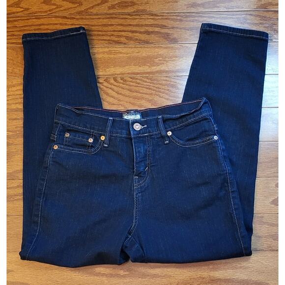 Levi's 512 Womens (Size 4) Blue Denim Perfectly Slimming Ankle Pencil Jeans - Picture 3 of 16